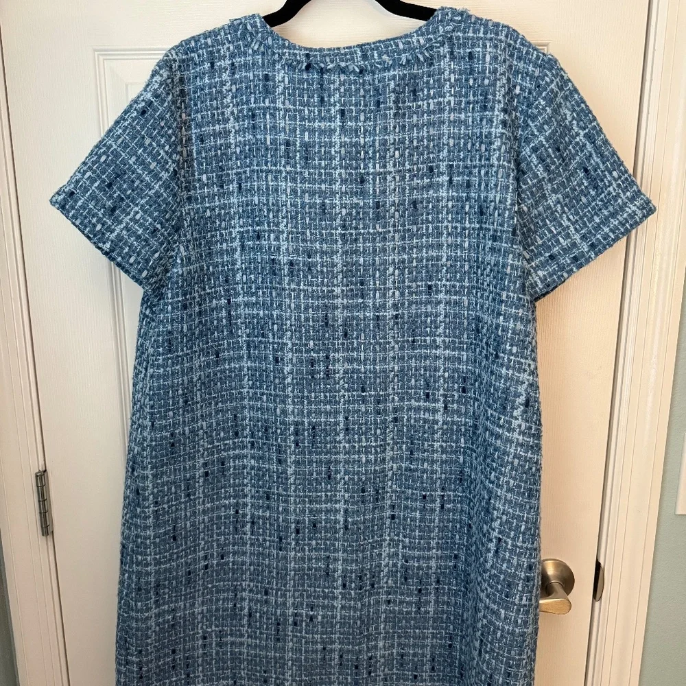 LOFT Tweed Mini Pocket Dress - Picture 4 of 5